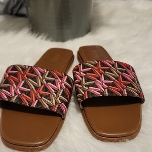 Micheal Kors Sadler Slides